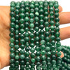 Jade Semiprecious 6 mm Ball Plain Cut SI Clarity Hunter Green Color Loose Gemstone