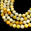 Jade Semiprecious 9 mm Ball Plain Cut SI Clarity Lemon Yellow Color Loose Gemstone