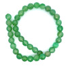 Natural Agate Gemstone Ball 11mm Faceted Beads | VS Clarity Spring Green Color | Necklace Making Beads