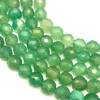 Natural Agate Gemstone Ball 11mm Faceted Beads | VS Clarity Spring Green Color | Necklace Making Beads