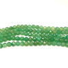 Natural Agate Gemstone Ball 11mm Faceted Beads | VS Clarity Spring Green Color | Necklace Making Beads
