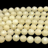 Jade Gemstone Ball Shape 12mm Faceted Beads | VS Clarity Light Golden Color | Beads Jewelry Making