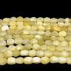 Jade Gemstone Tube Shape 15x11mm Smooth Plain Beads | SI Clarity Light Yellow Color | Jadeite Jewelry Making