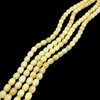 Jade Gemstone Barrel Shape 13.5x12mm Smooth Plain Beads | SI Clarity Light Yellow Color | March Birthstone Necklace Making