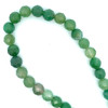 Natural Agate Gemstone Ball 13mm Faceted Beads | VS Clarity Spring Green Color | Loose Strand Necklace Making