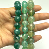 Jade Semiprecious 12.5 mm Ball Facet Cut VS Clarity Spring Green Color Loose Gemstone