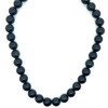 Eagle's Eye Natural Gemstone 10mm Ball Plain Cut VS Clarity Black Color Beads Strand