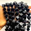 Eagle's Eye Natural Gemstone 12mm Box Plain Cut VS Clarity Black Color Beads Strand