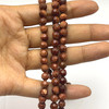 Sunstone Natural Gemstone 6mm Ball Facet Cut VS Clarity Cinnamon Color Beads Strand