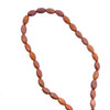 Sunstone Natural Gemstone 12x7.5mm Round Briolette Cut SI Clarity Aloe Wood Color Beads Strand