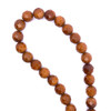 Sunstone Natural Gemstone 11.5-12mm Ball Facet Cut VS Clarity Cinnamon Color Beads Strand