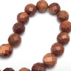 Sunstone Natural Gemstone 13.5mm Ball Facet Cut VS Clarity Cinnamon Color Beads Strand
