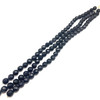 Sandstone Natural Gemstone 14mm Ball Facet Cut VS Clarity Dark Blue Color Beads Strand