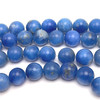 Sodalite Gemstone 10mm Ball Plain Cut VS Clarity Sky Blue Color Beads Strand