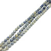 Sodalite Gemstone 13.5mm Ball Facet Cut VS Clarity Mix Blue Color Beads Strand