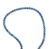 Sodalite Gemstone 4mm Ball Plain Cut VS Clarity Mix Blue Color Beads Strand