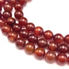 Carnelian Natural Gemstone 10-10.5mm Ball Plain Cut VS Clarity Honey Color Beads Strand