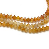 Carnelian Natural Gemstone 10x8mm Fancy Smooth VS Clarity Light Orange Color Beads Strand