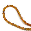 Carnelian Natural Gemstone 8x5mm Fancy Plain Cut VS Clarity Light Orange Color Beads Strand