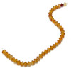 Carnelian Natural Gemstone 10x8mm Fancy Plain VS Clarity Light Orange Color Beads Strand