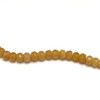 Carnelian Natural Gemstone Rondelle 8mm Facet Cut SI Clarity Orange Peel Color Beads Strand
