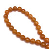 Carnelian Natural Gemstone 10mm Ball Plain Cut VS Clarity Orange Peel Color Beads Strand
