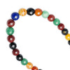 agate Natural Gemstone 10mm Ball Facet Cut VS Clarity Multi Color Beads Strand
