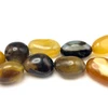 Chalcedony Gemstone 12x10-23x18mm Tumble Plain Cut VS Clarity Multi Color Beads Strand