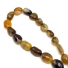 Chalcedony Gemstone 12x10-23x18mm Tumble Plain Cut VS Clarity Multi Color Beads Strand
