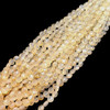 Natural Chalcedony Round 7-8mm Faceted Drilled Beads | VS Clarity | 16.3 inch Loose Strand Jewelry Making