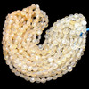 Natural Chalcedony Round 7-8mm Faceted Drilled Beads | VS Clarity | 16.3 inch Loose Strand Jewelry Making