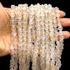 Natural Chalcedony Round 7mm Briolette Faceted Drilled Beads | VS Clarity | 16 inch Loose Strand Jewelry Making