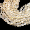 Natural Chalcedony Round 7mm Briolette Faceted Drilled Beads | VS Clarity | 16 inch Loose Strand Jewelry Making