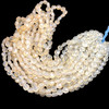 Natural Chalcedony Round 7mm Briolette Faceted Drilled Beads | VS Clarity | 16 inch Loose Strand Jewelry Making
