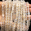 Natural Chalcedony Round 7mm Briolette Faceted Drilled Beads | VS Clarity | 16 inch Loose Strand Jewelry Making