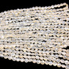Natural Chalcedony Round 7mm Briolette Faceted Drilled Beads | VS Clarity | 16 inch Loose Strand Jewelry Making