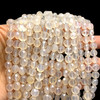 Natural Chalcedony Round 7-8mm Briolette Drilled Beads | VS Clarity | 16.4 inch Loose Strand Jewelry Making