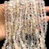 Natural Chalcedony Round 7-8mm Briolette Drilled Beads | VS Clarity | 16.4 inch Loose Strand Jewelry Making