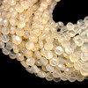 Natural Chalcedony Round 7mm Briolette Faceted Drilled Beads | VS Clarity | 16 inch Loose Strand Jewelry Making