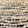 Natural Chalcedony Round 7mm Briolette Faceted Drilled Beads | VS Clarity | 16 inch Loose Strand Jewelry Making