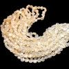Natural Chalcedony Round 7mm Faceted Drilled Beads | VS Clarity | 16 inch Loose Strand Jewelry Making