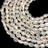 Natural Chalcedony Mani 9x7-12x8mm Plain Smooth Drilled Beads | VS Clarity | 14.5 inch Loose Strand Jewelry Making