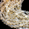Natural Chalcedony Round 8mm Faceted Drilled Beads | VS Clarity | 15.5 inch Loose Strand Jewelry Making