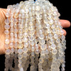 Natural Chalcedony Round 8mm Faceted Drilled Beads | VS Clarity | 15.5 inch Loose Strand Jewelry Making