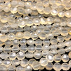 Natural Chalcedony Round 8mm Faceted Drilled Beads | VS Clarity | 15.5 inch Loose Strand Jewelry Making