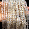 Natural Chalcedony Round 8mm Faceted Drilled Beads | VS Clarity | 15.5 inch Loose Strand Jewelry Making