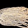 Natural Chalcedony Round 8mm Faceted Drilled Beads | VS Clarity | 16 inch Loose Strand Jewelry Making