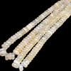 Natural Chalcedony Rondelle 12mm Faceted Drilled Beads | VS Clarity | 16 inch Loose Strand Jewelry Making