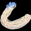 Natural Chalcedony Tube 7x4-5.5x5mm Plain Smooth Drilled Beads | VS Clarity | 14 inch Loose Strand Jewelry Making