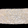 Natural Chalcedony Tube 7x4-5.5x5mm Plain Smooth Drilled Beads | VS Clarity | 14 inch Loose Strand Jewelry Making